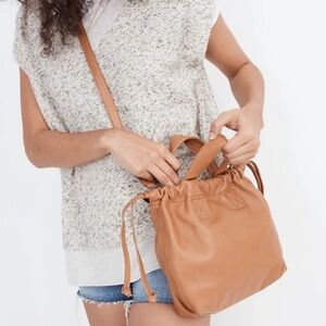 Madewell Piazza Caramel Leather Bag